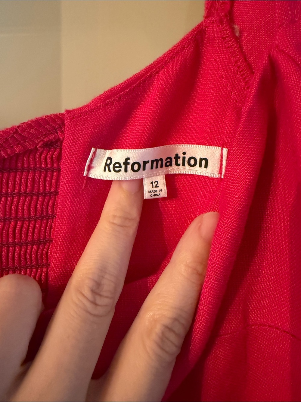 Reformation Linen Dress - Picture 3 of 4